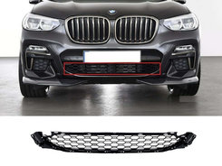 Решітка в бампер середня M-Paket на BMW X3 G01 2018-2022 року