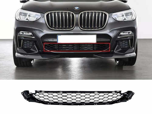 Решітка в бампер середня M-Paket на BMW X3 G01 2018-2022 року