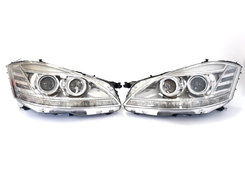 Передні фари (Bi-Xenon LCI) заміна до рестайлінгу на Mercedes-Benz S-Class W221 2005-2009 року