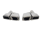 Насадки на вихлоп (стиль S63) Mercedes-Benz S-Class W221 2005-2009 року.