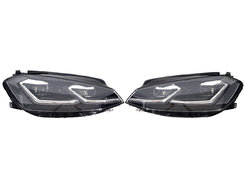 Передні фари (Full Led) заміна галогену на Volkswagen Golf VII 2017-2020 року