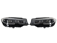 Передні фари (Full Led Європа) комплектні на BMW 3 Series G20/G21 2018-2022 року