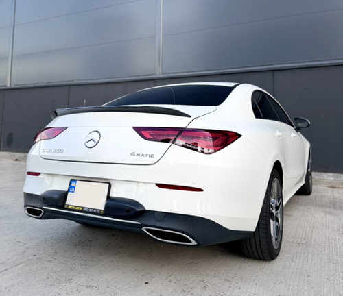 Спойлер Чорний глянець на Mercedes-Benz CLA-Class C118 2019-2022 року