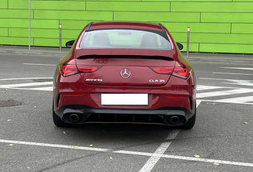 Спойлер Чорний глянець на Mercedes-Benz CLA-Class C118 2019-2022 року