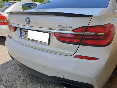 Спойлер Чорний глянець на BMW 7 Series G11/G12 2015-2019 року