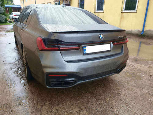Спойлер Чорний глянець на BMW 7 Series G11/G12 2015-2019 року
