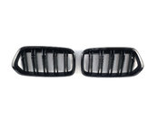 Ніздрі Чорний глянець (Подвійні M-Look) на BMW X2 F39 2018-2022 року