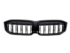 Ніздрі Чорний глянець (Подвійні M-Look) на BMW 3 Series G20/G21 2022-2024 року