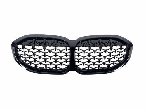 Ніздрі Diamond All Black на BMW 1 Series F40/F41 2019-2023 року