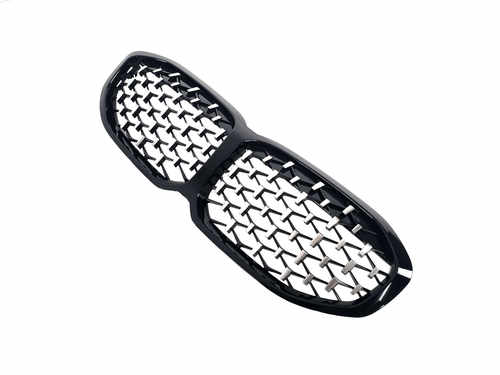 Ніздрі Diamond Silver на BMW 1 Series F40/F41 2019-2023 року