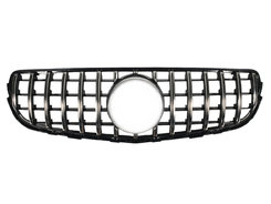 Решітка радіатора Chrome Black (без місця під камеру) GT на Mercedes-Benz GLC-Class X253 2015-2019 року