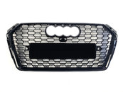 Решітка радіатора Full Black ( в стилі RS4 ) на AUDI A4 B9 2015-2019 року