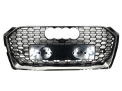 Решетка радиатора Chrome Black (в стиле RS5 под камеру) на AUDI A5 B9 2016-2020 года