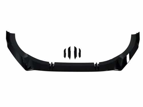 Губа (переднього бампера) Full Black (звичайний бампер) на AUDI A5 B9 2020-2023 року