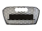 Решітка радіатора Silver Black ( в стилі RS6 ) на AUDI A6 C7 2014-2018 року