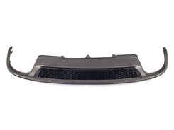 Дифузор (заднього бампера) Silver (в стилі S4 00-00) на AUDI A4 B8 2007-2011 року