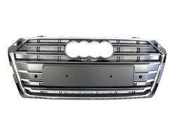 Решітка радіатора Silver Chrome ( в стилі S5 ) на AUDI A5 B9 2016-2020 року