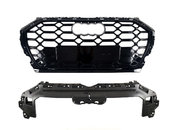 Решітка радіатора Full Black (в стилі SQ) на AUDI Q5 80A 2020-2023 роки