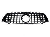 Решітка радіатора Full Black (з місцем під камеру) GT на Mercedes-Benz A-Class W177 2018-2022 року