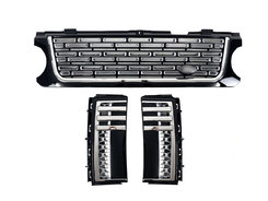 Решітка радіатора + жабри на Land Rover Range Rover Vogue L322 2005-2010 року