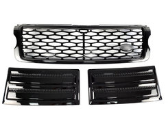 Решітка радіатора + жабри на Land Rover Range Rover Vogue L405 2013-2017 року