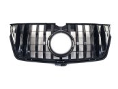 Решетка радиатора Full Black 3 Line GT на Mercedes-Benz GL-Class X164 2009-2012 года