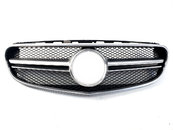Решітка радіатора Silver Matte AMG + рамка на Mercedes-Benz E-Class W212 2013-2016 року