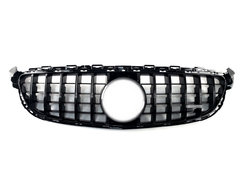 Решітка радіатора Full Black C63 GT на Mercedes-Benz C-Class W205 2014-2018 року