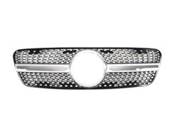 Грати радіатора Silver Diamond на Mercedes-Benz ML-Class W163 1997-2005 року