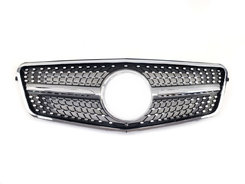 Решітка радіатора Silver Diamond на Mercedes-Benz E-Class W212 2009-2013 року