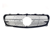 Грати радіатора Silver Diamond на Mercedes-Benz GLA-Class X156 2017-2019 року
