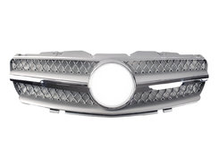 Грати радіатора Silver SL на Mercedes-Benz SL-Class R230 2001-2006 року