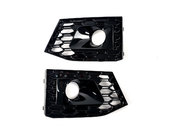 Решітка в бампер Full Black (RS бампер під дистроник) на AUDI A4 B9 2015-2019 року