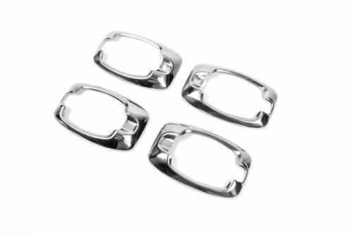 Накладки на ручки дверей Citroen Jumper X250 2007-2025, нержавіюча сталь, Carmos