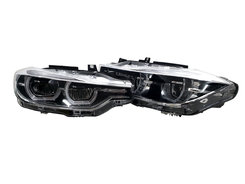 Передні фари Full Led (комплектні з блоками) Silver на BMW 3 Series F30/F31 2011-2018 року