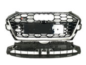 Решітка радіатора Chrome Black (в стилі S4) на AUDI A4 B9 2019-2023 року