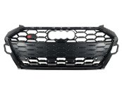 Решетка радиатора Full Black ( Gloss / Matte ) ( в стиле S4 ) на AUDI A4 B9 2019-2023 года