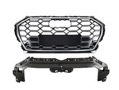 Решітка радіатора Silver black ( в стилі SQ5 ) на AUDI Q5 80A 2020-2023 роки