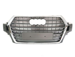 Решітка радіатора Silver Chrome ( в стилі SQ7 ) на AUDI Q7 4M 2015-2020 року