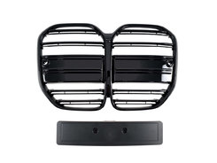 Ніздрі Чорний глянець (Подвійні M-Look) на BMW 4 Series G22/G23 2020-2024 року