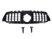 Решітка радіатора Full Black (без місця під камеру) GT на Mercedes-Benz A-Class W177 2018-2022 року