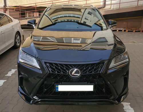 Передній бампер (стиль TRD) на Lexus RX 2015-2019 року