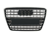 Решітка радіатора Silver Chrome (в стилі W12) на Audi A8 D4 2010-2014 року