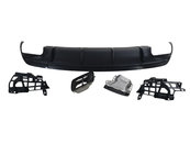 Дифузор (заднього бампера) Під фарбування (стиль CLA45 AMG) на Mercedes-Benz CLA-Class C117 2017-2019 року