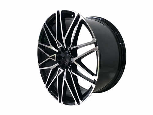 R21 Chrome Black (різноширокі) Диски на BMW X5 G05 2018-2022 роки