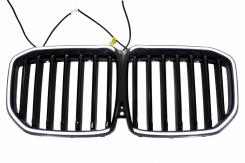 Ноздри 1 Bar LED (черный глянец) BMW X7 G07 2019-2022, GBT