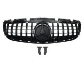 Решетка радиатора (GT Full Black) на Mercedes-Benz SLC-Class R172 2016-2020 года