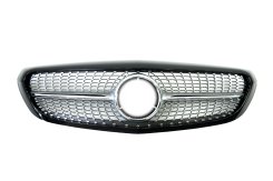 Решетка радиатора Mercedes C-Class W205 2014–2018 Classic Black Chrom