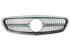 Решетка радиатора Mercedes C-Class W205 2014–2018 Classic Silver Серебристый