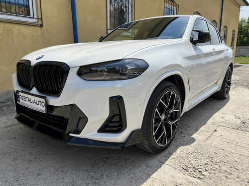 Губа (переднього бампера) Чорний глянець на BMW X3 G01 2022-2024 роки